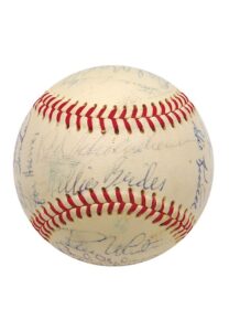 1968 St. Louis Cardinals Team Autographed Baseball