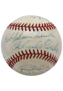 1968 St. Louis Cardinals Team-Signed “Tour Of Japan” Baseball