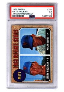 1968 Topps Mets Rookies Nolan Ryan & Jerry Koosman #177