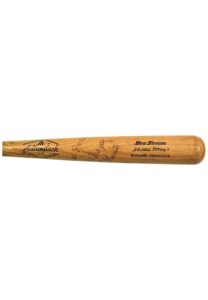 1968 Willie Mays San Francisco Giants Game-Used & Autographed Bat