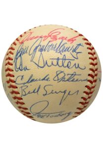 1969 & 1970 Los Angeles Dodgers Team-Signed ONL Baseballs