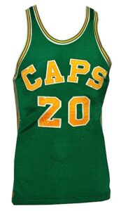 1969-1970 Mike Barrett Rookie ABA Washington Capitals Game-Used Road Uniform