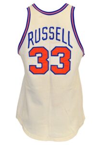 1969-70 Cazzie Russell New York Knicks Game-Used Home Uniform