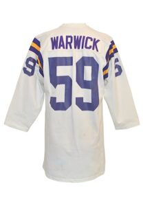 1969-70 Lonnie Warwick Minnesota Vikings Game-Used Road Jersey