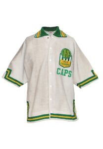 1969-70 Washington Caps ABA Worn Home Fleece Warm-Up Jacket