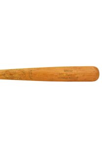 1969 Bob Aspromonte Atlanta Braves Game-Used Bat