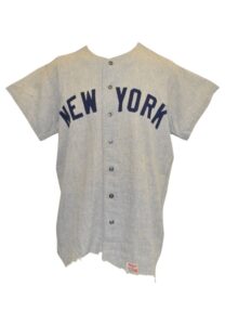 1969 Bobby Murcer New York Yankees Game-Used Road Flannel Jersey