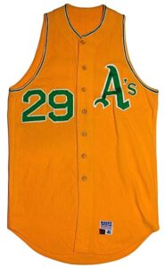 1969 Chuck Dobson Oakland A’s Game-Used Road Flannel Vest