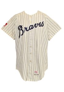 1969 Clete Boyer Atlanta Braves Game-Used Home Flannel Jersey