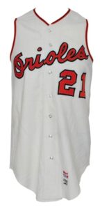 1969 Curt Motton Baltimore Orioles Game-Used Home Flannel Vest