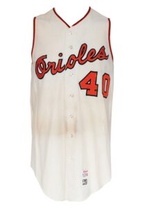 1969 Dave Leonhard Baltimore Orioles Game-Used Home Flannel Vest