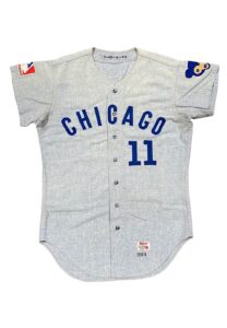 1969 Don Kessinger Chicago Cubs Game-Used Road Flannel Jersey