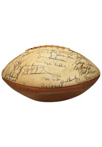 1969 Eastern Conference Pro Bowl Team-Signed Football