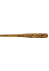 1969 Ed Kranepool New York Mets World Series Team-Signed Game Bat