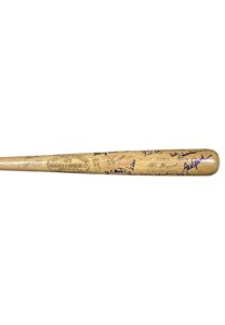 1969 Ed Kranepool New York Mets World Series Team-Signed Game Bat