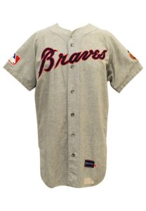 1969 Felipe Alou Atlanta Braves Game-Used Road Flannel Jersey