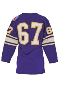 1969 Grady Alderman Minnesota Vikings Game-Used Home Jersey