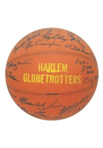 1969 Harlem Globetrotters Team Autographed Basketball