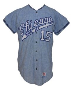 1969 Jerry Nyman / 1970 Jose Ortiz Chicago White Sox Game-Used Road Flannel Jersey