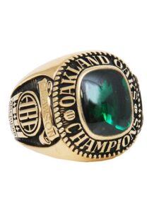 1969 John Clawson ABA Oakland Oaks Championship Players Ring