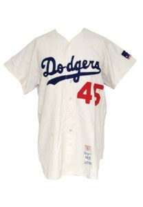 1969 Ken Boyer Los Angeles Dodgers Game-Used Home Flannel Jersey