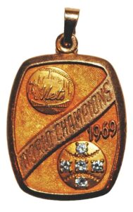 1969 Mrs. Ron Taylor New York Mets Championship Wives’ Pendant