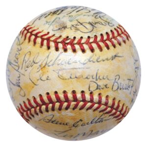 1969 National League All-Star Team Autographed Ball