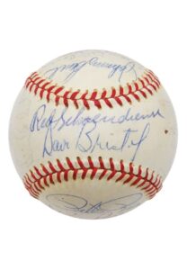 1969 National League All-Star Team Signed Baseball