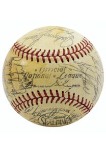 1969 National League All-Stars Team-Signed ONL Baseball