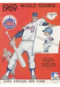 1969 New York Mets World Series Official Program and Scorecard