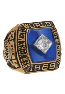 1969 Nolan Ryan New York Mets World Championship Ring