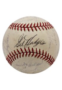 1969 NY Mets Team-Signed ONL Baseball