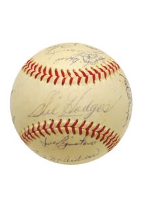 1969 NY Mets World Championship Team Autographed Baseball