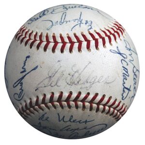 1969 NY Mets World Championship Team Autographed Baseball