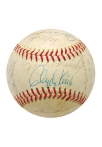 1969 San Francisco Giants Team Autographed Baseball