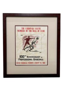 1969 St. Louis Cardinals Multi-Signed MLB 100th Anniversary Program