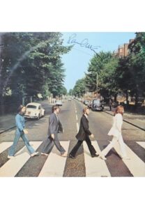 1969 The Beatles “Abbey Road” Record with Paul McCartney Signed Sleeve