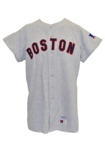 1969 Tony Conigliaro Boston Red Sox Game-Used Road Flannel Jersey