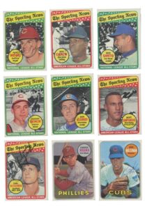 1969 Topps Autographed Baseball Card Collection