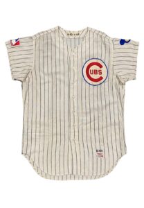 1969 Verlon “Rube” Walker Chicago Cubs Coaches Worn Home Jersey