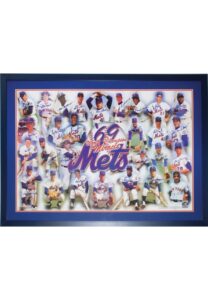 1969 World Champion New York “Miracle” Mets Team Signed Framed Photo