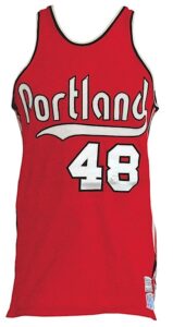 1970-1971 Stanley McKenzie Portland Trailblazers Game-Used Road Jersey