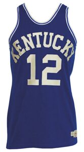 1970-1971 Tom Parker University of Kentucky Game-Used Jersey with Terry Mills Game-Used Shorts