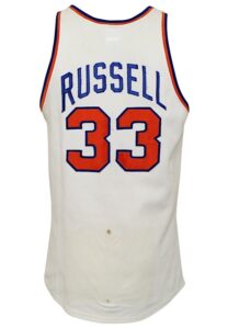 1970-71 Cazzie Russell New York Knicks Game-Used Home Jersey