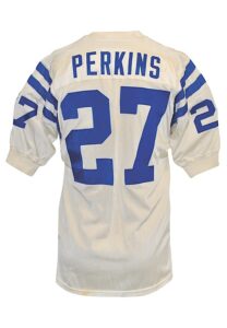 1970-71 Ray Perkins Baltimore Colts Game-Used Road Jersey