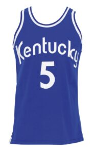 1970-71 Sam Smith Kentucky Colonels ABA Game-Used Road Jersey