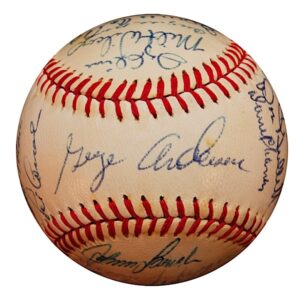 1970 Cincinnati Reds & Oakland Athletics Team Autographed Baseballs