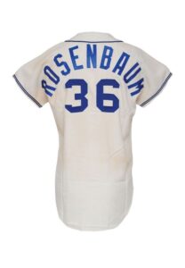 1970 Glen Rosenbaum Chicago White Sox Coaches Worn Home Jersey