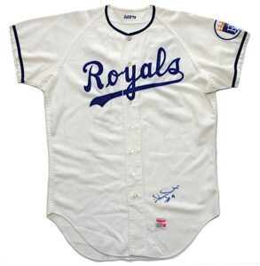 1970 Harry Dunlop KC Royals Game-Used & Autographed Home Flannel Jersey