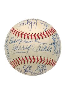 1970 Houston Astros Team Autographed Baseball